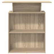 Рецепционно бюро, дъб сонома, 100x40x104 см, инженерно дърво