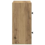 Библиотека, дъб артизан, 40x24x52 см, инженерно дърво