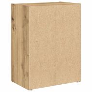 Библиотека, дъб артизан, 40x24x52 см, инженерно дърво