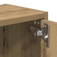 Библиотека, дъб артизан, 40x24x52 см, инженерно дърво