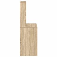 Бюро с рафтове, сонома дъб, 100x45x140 см, инженерно дърво