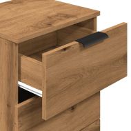 Нощно шкафче, дъб артизан, 40x36x65 см, инженерно дърво
