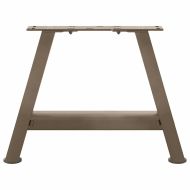 Крака за масичка за кафе, А-образни, 2 бр., 30 x (30-31) см, стомана