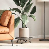 Крака тип „фиба“ за масичка за кафе, 4 бр., естествена стомана, 10 см, масивна стомана