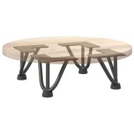 Крака тип „фиби“ за масичка за кафе, 4 бр., антрацит, 10 см, масивна стомана