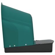 Кутийки за пилета, 4 бр., за стенен монтаж, тъмнозелени пластмасови