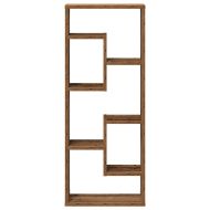 Стенен рафт, старо дърво, 36x16x90 см, инженерно дърво