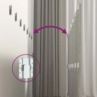 Горна табла за легло с шкафчета, сив сонома, инженерно дърво