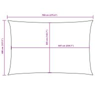 Платно-сенник, Оксфорд текстил, правоъгълно, 4x7 м, синьо