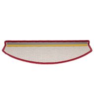 Изтривалки за стълби, 10 бр., 65x24x4 см, червени, полукръгли, големи