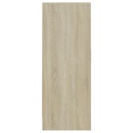 Шкаф за обувки, дъб сонома, 60x35x92 см, инженерно дърво