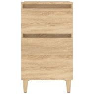 Нощно шкафче, дъб сонома, 40x35x70 см