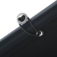 Навес беседка антрацит 4x4 м стомана и текстил