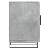 ТВ шкаф, Бетонно сиво, 150x30x50 см, инженерно дърво