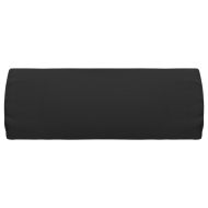 Облегалка за глава за шезлонг, черна, 40x7,5x15 см, textilene