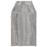 ТВ шкафове за стенен монтаж, 2 бр, сив сонома, 80x30x41 см