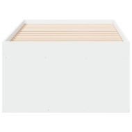 Дневно легло с чекмеджета, без матрак, бял, 100x200 см