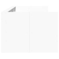 Дневно легло с чекмеджета, без матрак, бял, 75x190 см