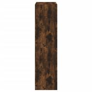 Висок шкаф, опушен дъб, 68x37x142 см, инженерно дърво