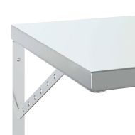 Стенни рафтове 2 бр 75x40 см сребристи неръждаема стомана