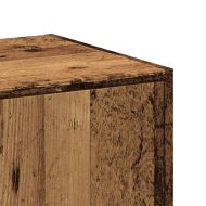 Шкаф органайзер, старо дърво, 40x41x144,5 см, инженерно дърво