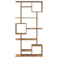 Библиотека, дъб артизан, 92x29x188 см, инженерно дърво