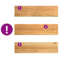 Стълбищни стъпала, 8 бр, светлокафяви, 100x30x2 см, дъб масив