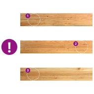 Прозоречни первази, 2 бр, светлокафяви, 140x25x2 см, дъб масив