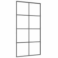 Плъзгаща се врата с обков 102,5x205 см ESG стъкло и алуминий