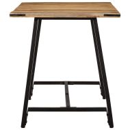 Трапезна маса, 140x70x75 см, масивна мангова дървесина