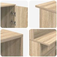 Приемно бюро, дъб сонома, 180x50x103,5 см, инженерно дърво