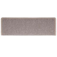 Изтривалки за стълби, 30 бр., 65x21x4 см, светлокафяви, с правоъгълен кант