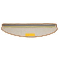 Изтривалки за стълби, 30 бр., 65x21x4 см, бежови, полукръгли, големи