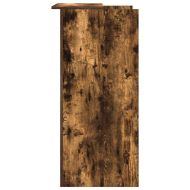 Приемно бюро, опушен дъб, 55x50x103,5 см, инженерно дърво