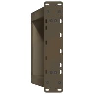 Крака за масичка за кафе, U-образни, 2 бр., естествена стомана, 38 x (42-43) см, стомана