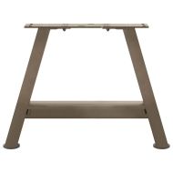 Крака за масичка за кафе, А-образни, 2 бр., 50 x (30-31) см, стомана