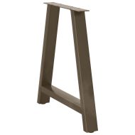 Крака за трапезарна маса, А-образни, 2 бр., 80 x (72-73) см, стомана