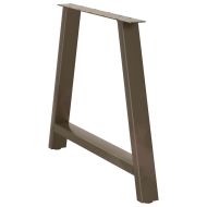 Крака за трапезарна маса, А-образни, 2 бр., 100 x (72-73) см, стомана