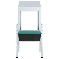 Кутия за гнездене за пилета с 1 отделение и крака, поцинкована стомана