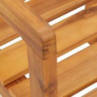 Градински столове, 4 бр., 50x53x80 см, масивна акация