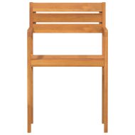 Градински столове, 4 бр., 50x53x80 см, масивна акация