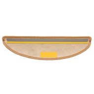 Самозалепващи стелки за стълби 15 бр 56x17x3 см сизал