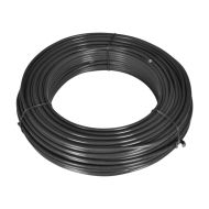 Плетена оградна мрежа с анкерни клинове, 0,8x25 м, сива