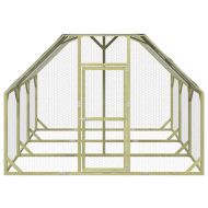 Кокошарник 268x300x190 см импрегниран бор масив