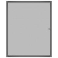 Мрежа против насекоми за прозорци, антрацит, 80x100 см