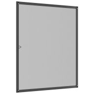 Мрежа против насекоми за прозорци, антрацит, 80x100 см