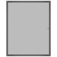 Мрежа против насекоми за прозорци, антрацит, 100x120 см