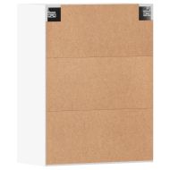 Стенни шкафове, 2 бр, бели, инженерно дърво