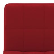 Бар табуретки, 2 бр, виненочервени, кадифе