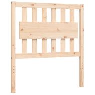 Рамка за легло с табла Single масивна дървесина